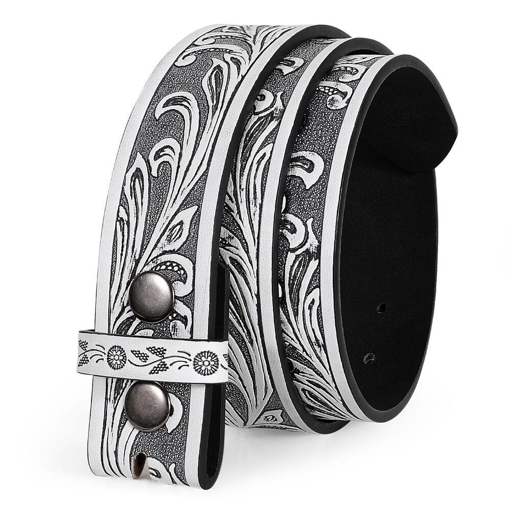 5453 Men Women Western Belt Strap Without Buckle 1.5" Wide Cowboy Cowgirl